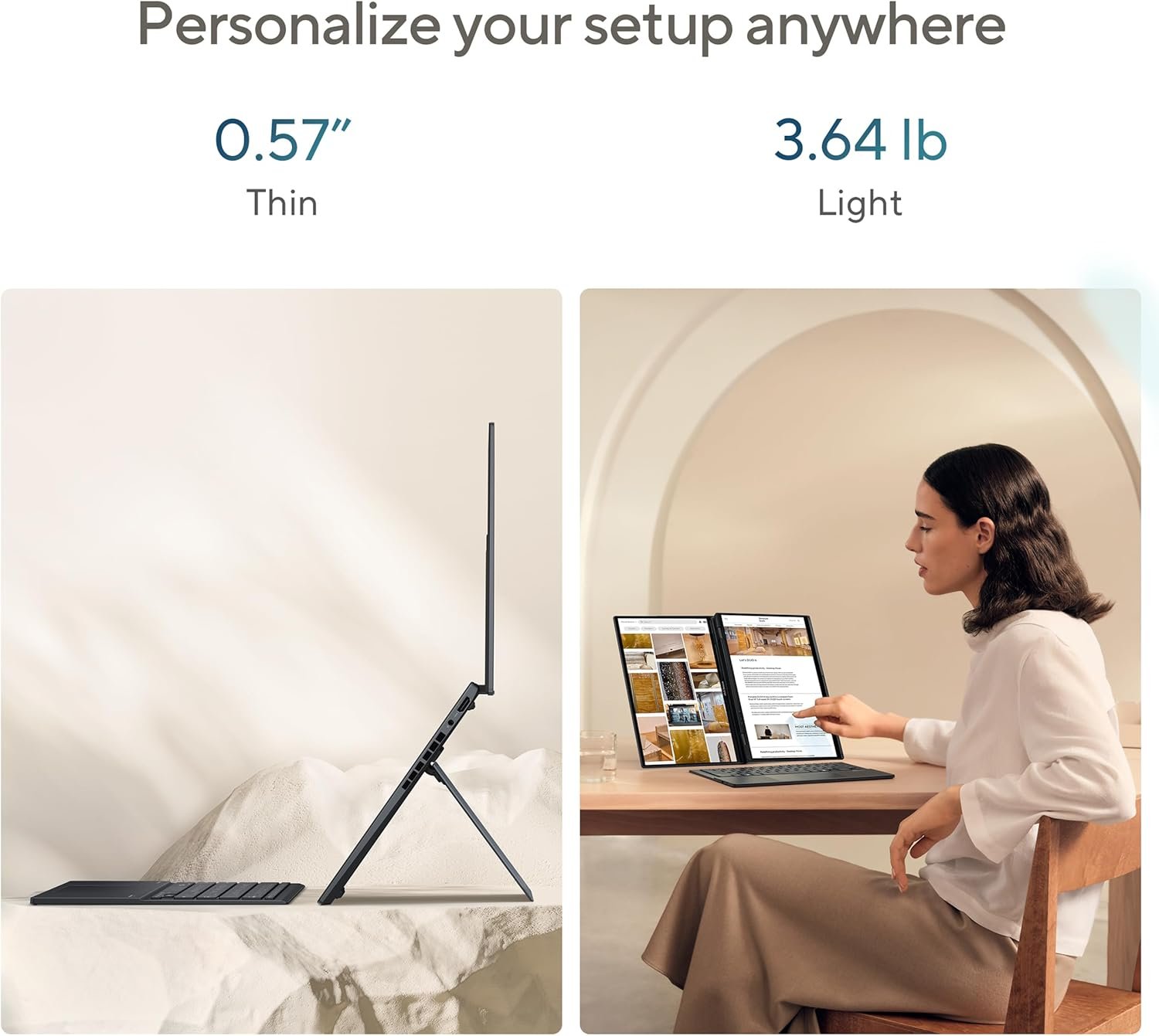 ASUS Zenbook DUO Dual 14" OLED 3K 120Hz Laptop - Image 4